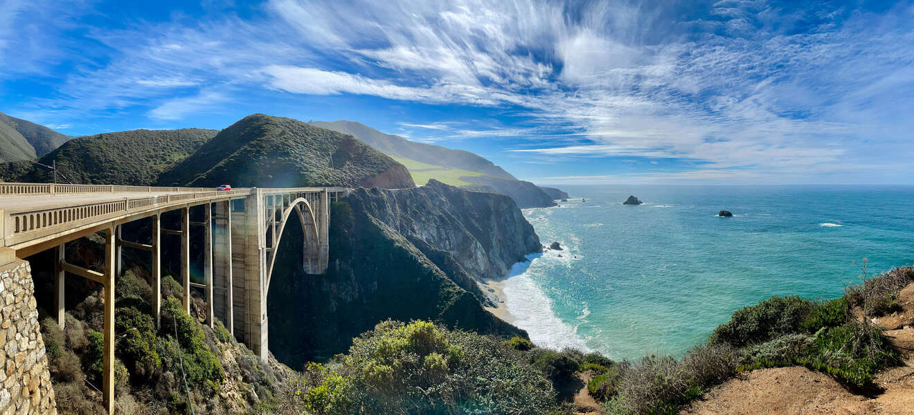 landscape in Big Sur